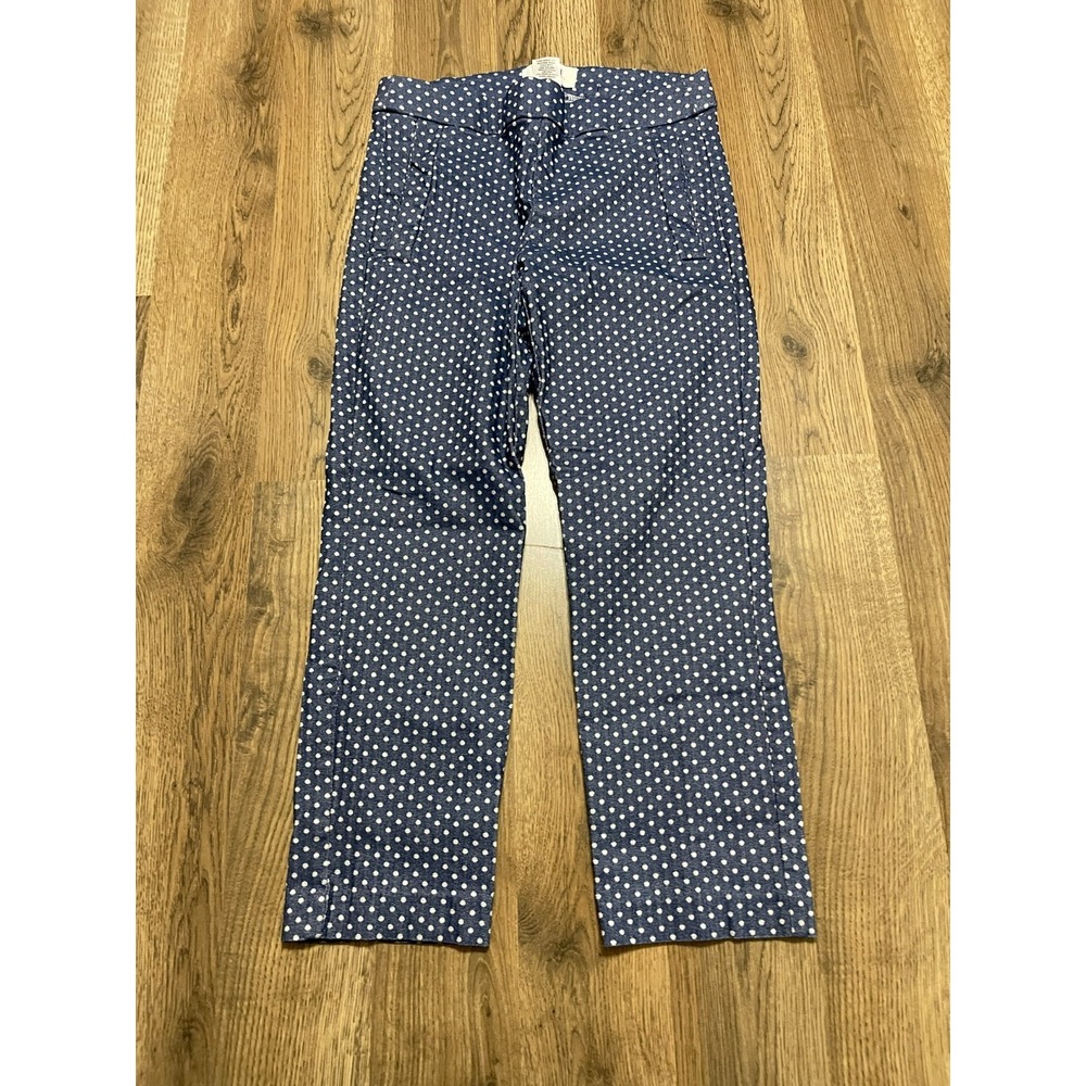 Elle Pants, Women's Size XS, Blue, White Polka Dots, Pull On Pants